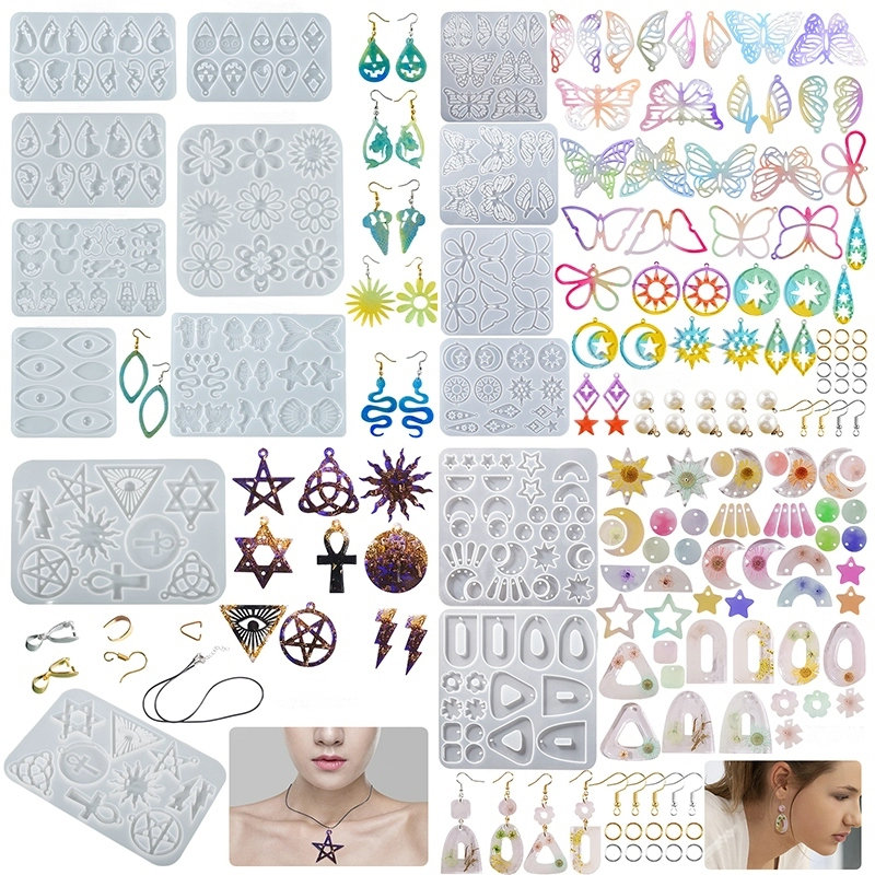 Model Kit Varnish - Anting Liontin Silikon Cetakan Epoksi Resin