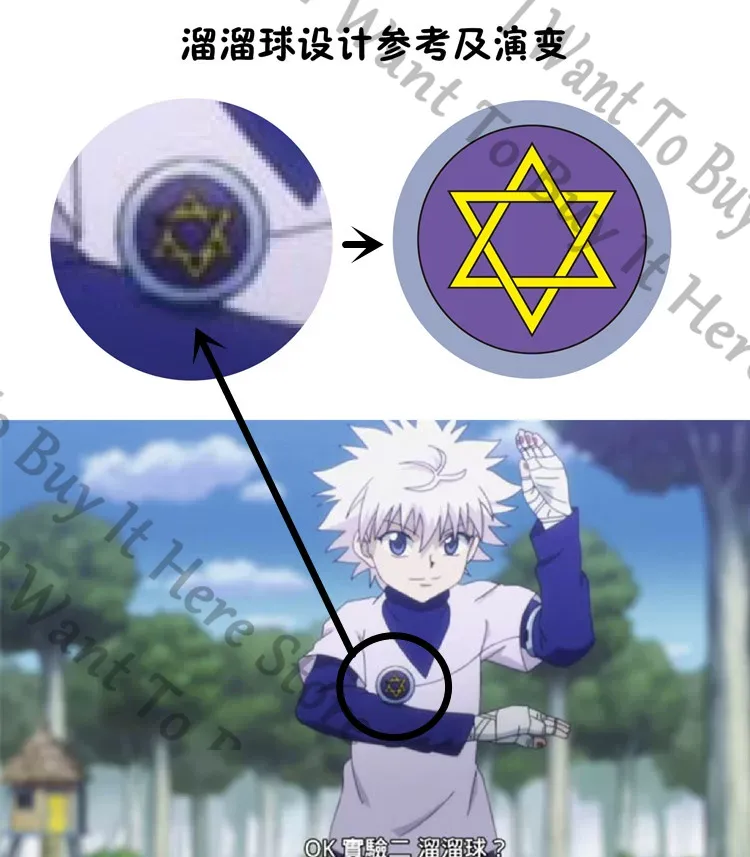 Model Kit Accessories - HUNTER×HUNTER, Kostum Cosplay Killua Zoldyck, Model