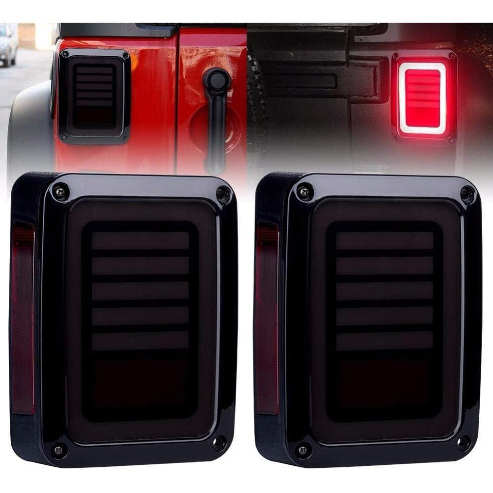 Model Kit Jeep - 2pcs Lampu Belakang LED untuk Jeep