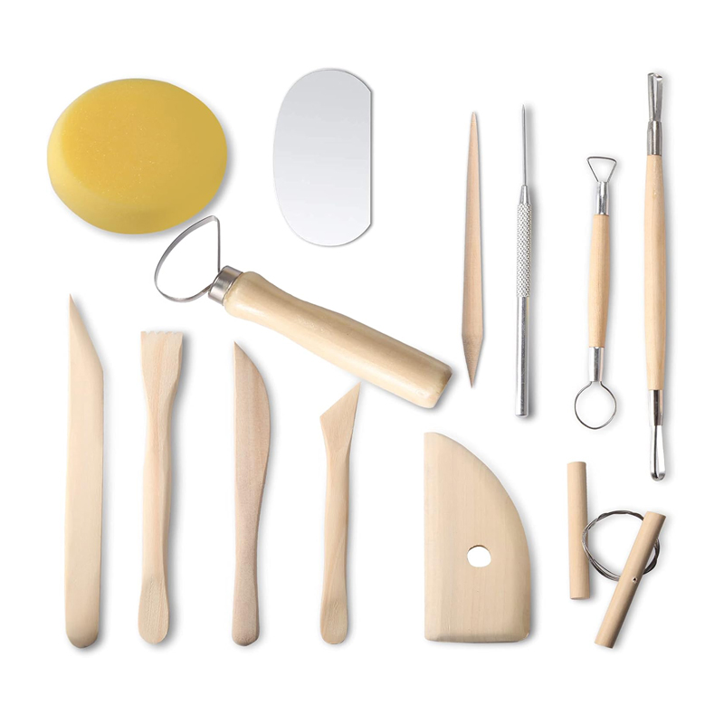 Model Kit Tools - 13 Pcs Set Alat Pemodelan Tanah