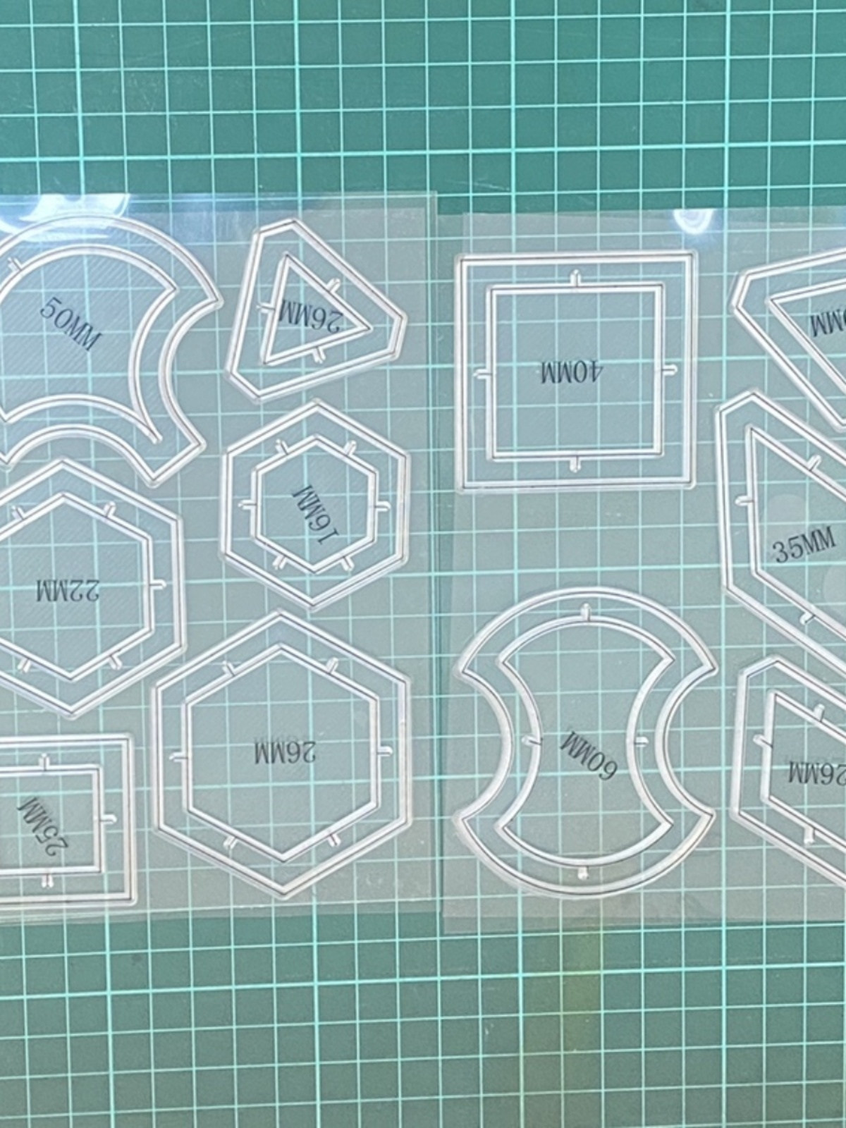 Model Kit Tools - Set Alat Stempel Akrilik untuk Membuat