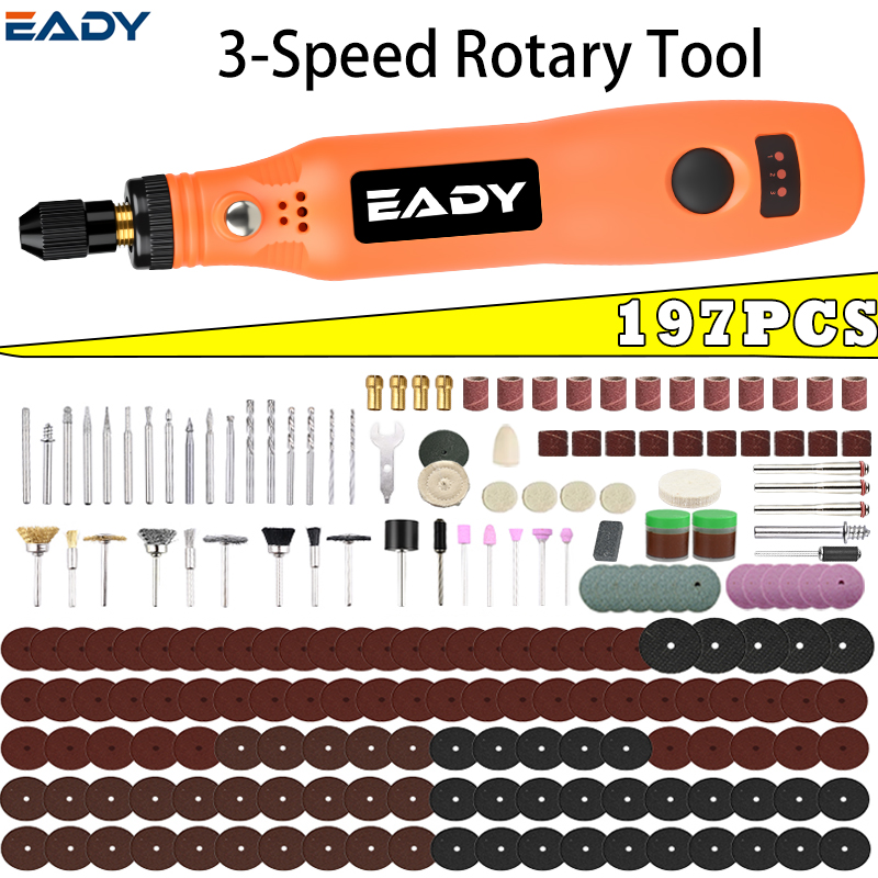 Model Kit Tools - Perangkat Perkakas Putar Tanpa Kabel USB