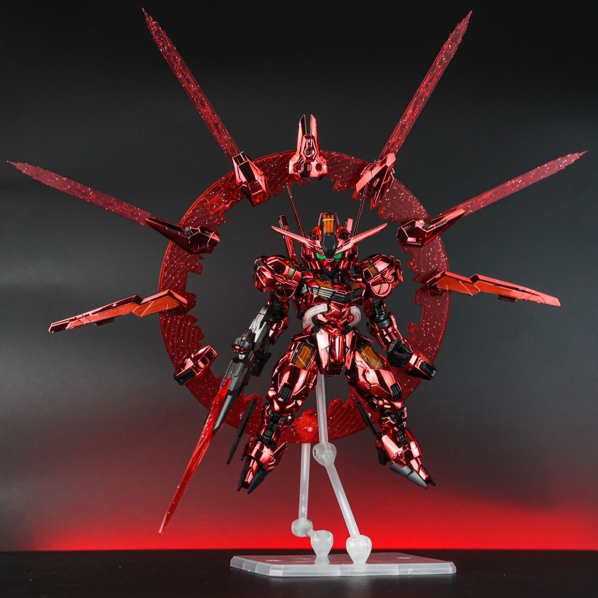 Gundam Model Mg - MGSD Aerial Action Figure XVX-016 Electroplating