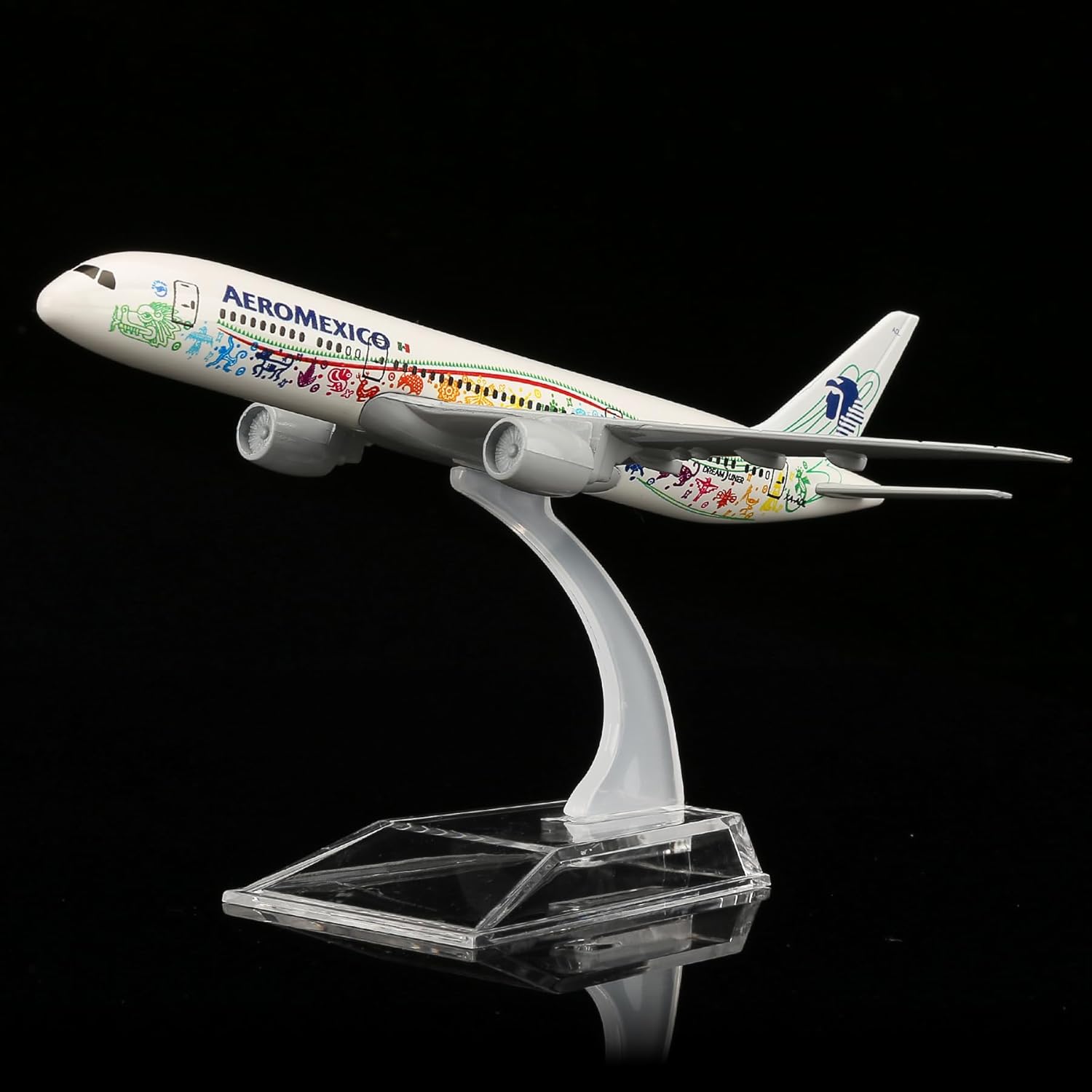 Model Kit Planes - Model Pesawat Mainan 16cm Aeromexico B787