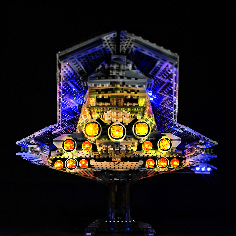 Model Kit Destroyer - Kit Lampu LED untuk LEGO Super