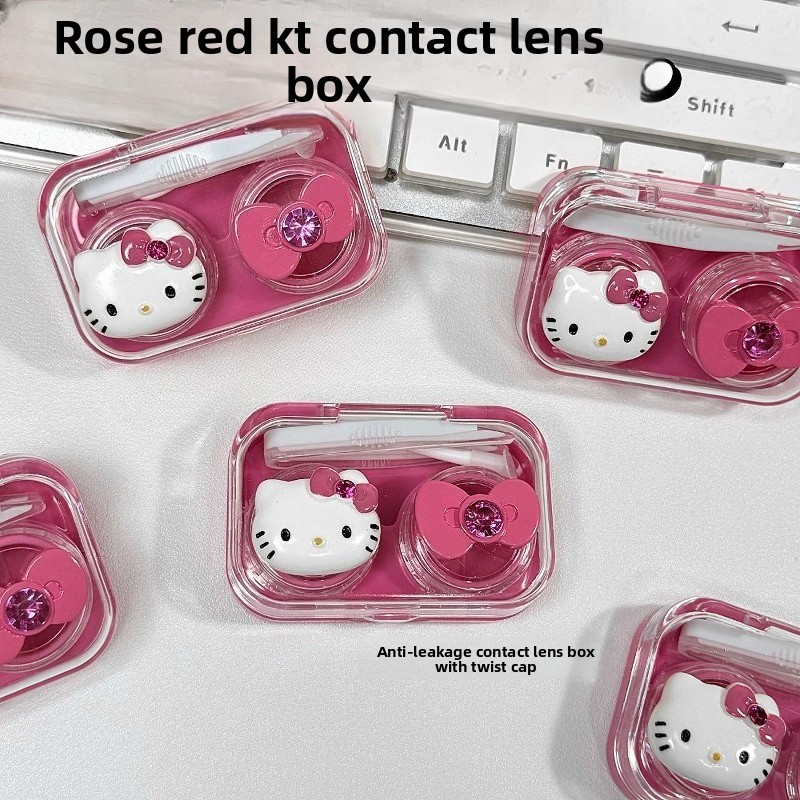 Model Kit Tools - Kotak lensa kontak karakter kartun lucu