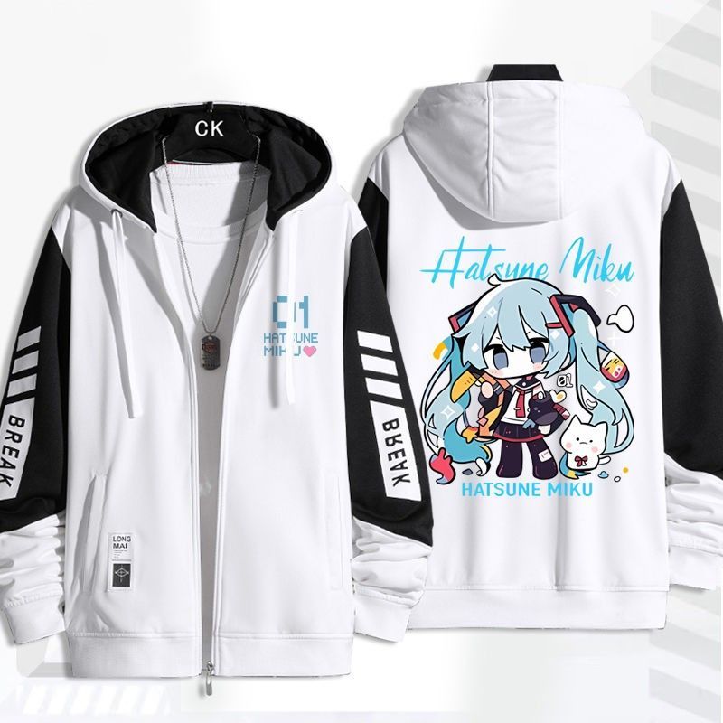 Model Kit Varnish - Jaket Hatsune Miku Kartun Lucu Animasi