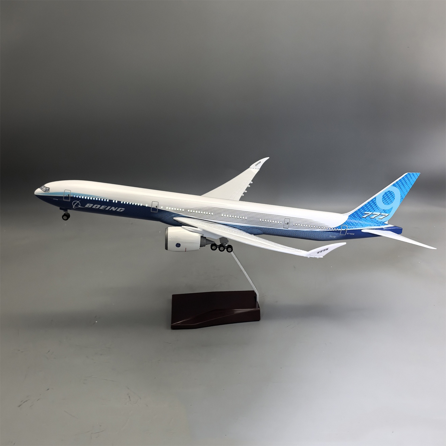 Model Kit Planes - 47cm 1/157 Prototipe Skala Besar B777-9X