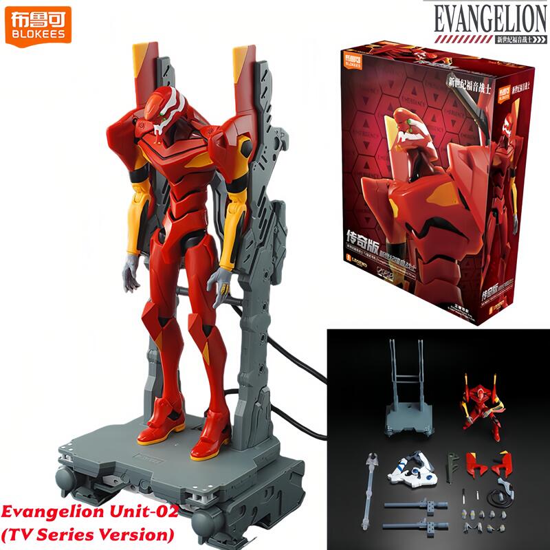 Model Kit Eva 02 - Blokees Evangelion Production Model‑02 Versi TV