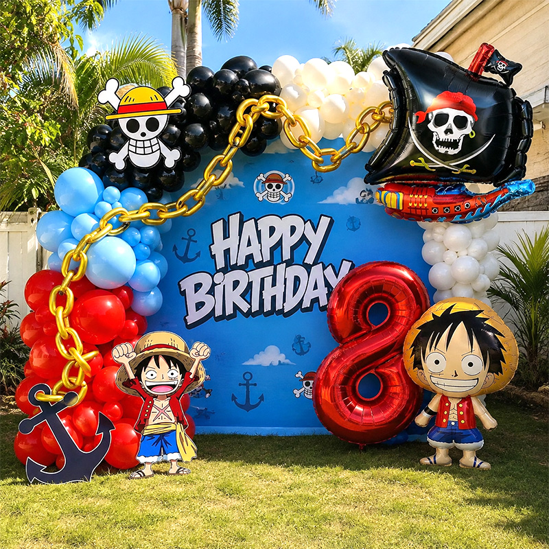 Model Kit One Piece Bandai - Set Dekorasi Balon Lengkap untuk Pesta,