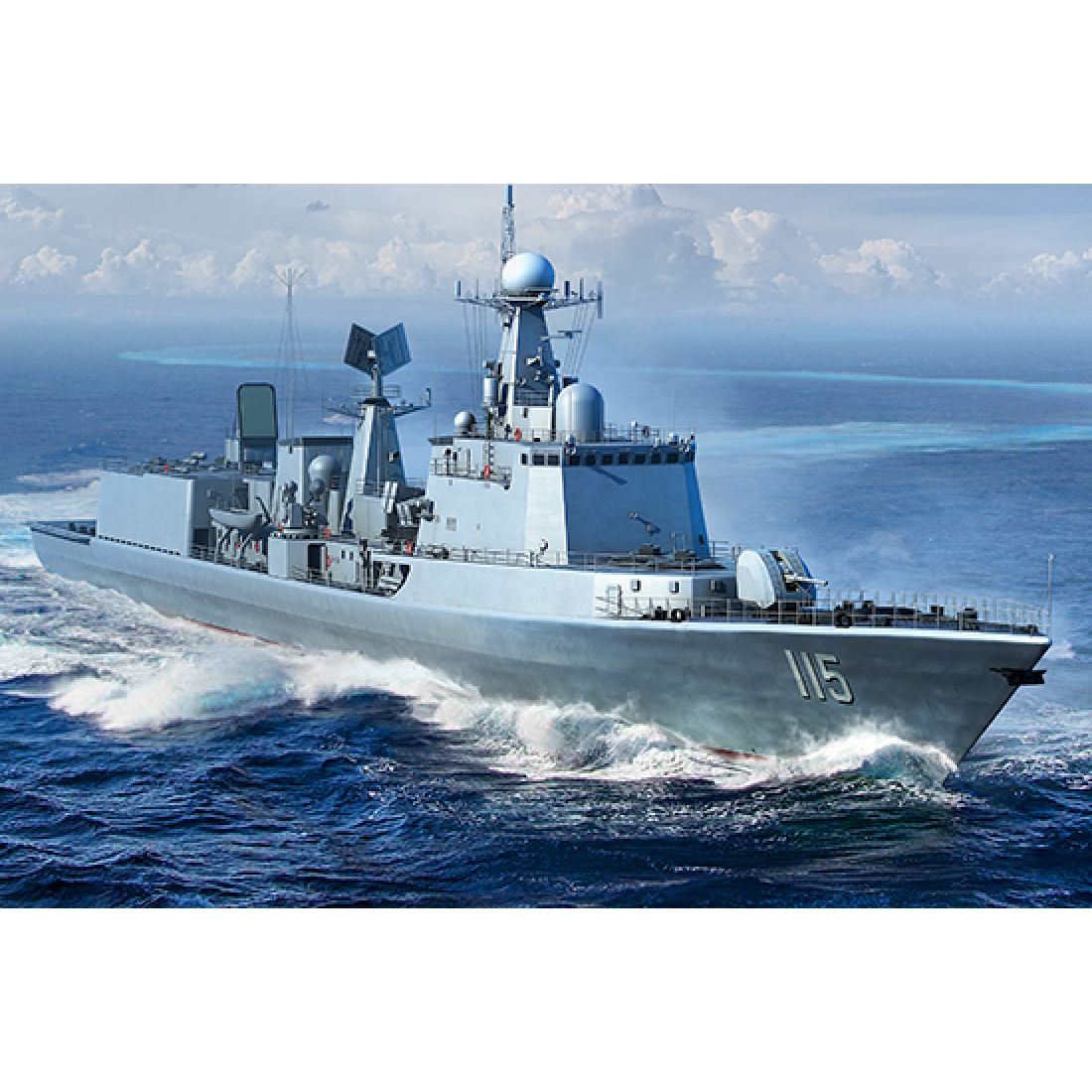 Model Kit Destroyer - Trumpeter 06731, Model Kit Kapal Perusak