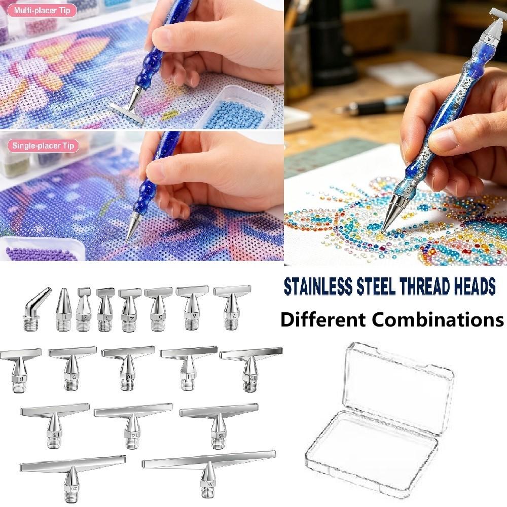 Model Kit Tools - Set Ujung Pena Lukisan Berlian Berulir