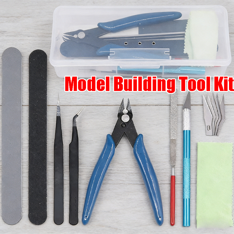Model Kit Tools - Peralatan Model Gunpla Lengkap, Peralatan Perakitan