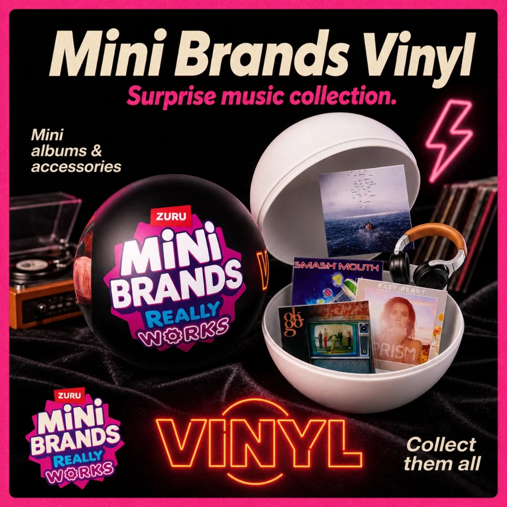Model Kit Brand - Bola Kejutan Vinyl ZURU Mini Brands,