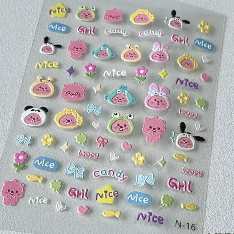 Stiker timbul 3D berbentuk loo - Model Kit Accessories ulasan dan harga