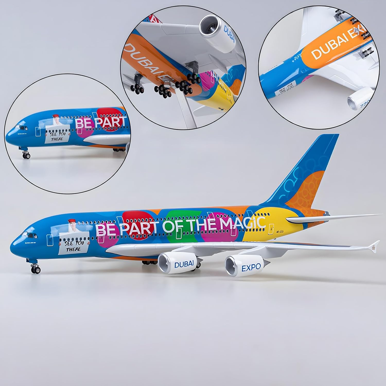 Model Pesawat Terbang Emirates - Model Kit Planes ulasan dan harga