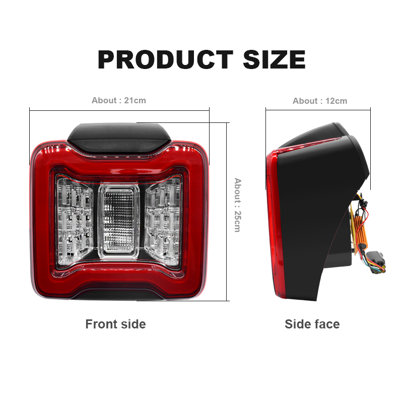 2 Buah Perakitan Lampu Belakan - Model Kit Jeep ulasan dan harga