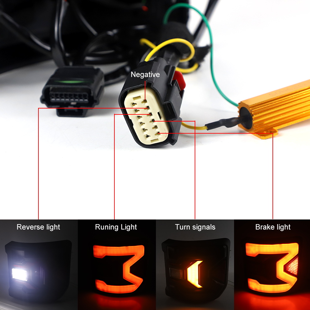 Lampu Rem LED Flush Mount untu - Model Kit Jeep ulasan dan harga