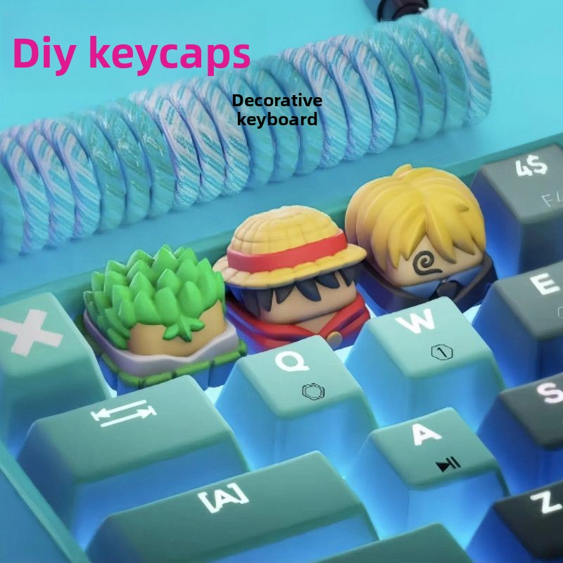 Topi Keyboard Mekanis Karakter - Model Kit One Piece Bandai ulasan dan harga
