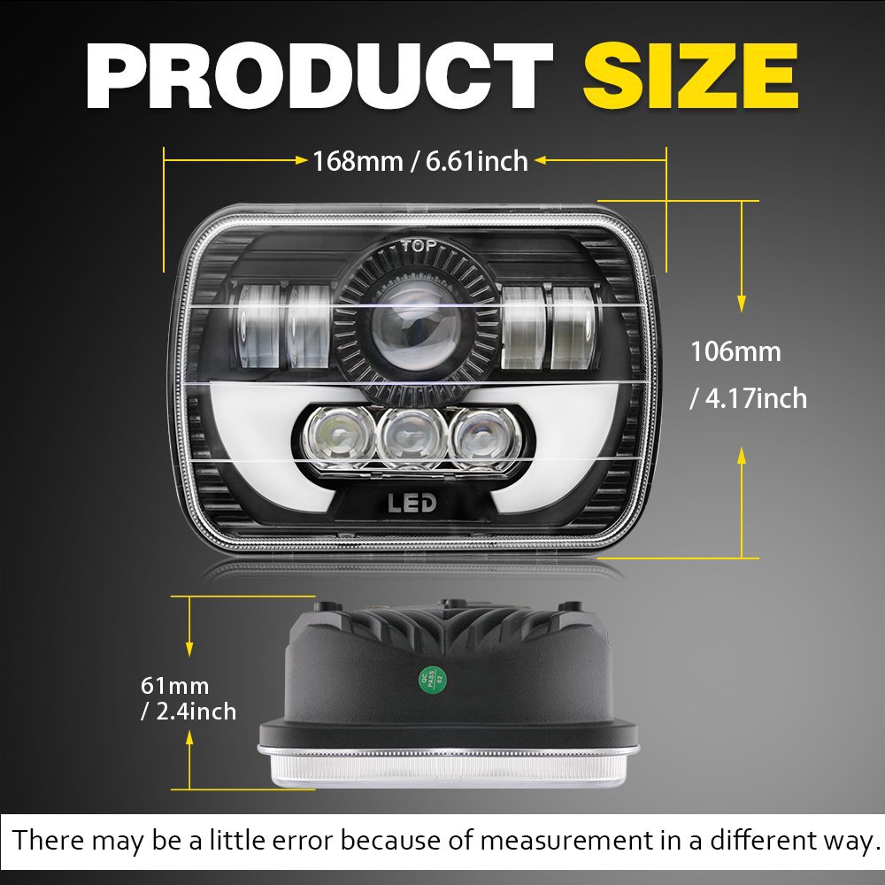Lampu LED H4 7 inci Untuk Jeep - Model Kit Jeep ulasan dan harga