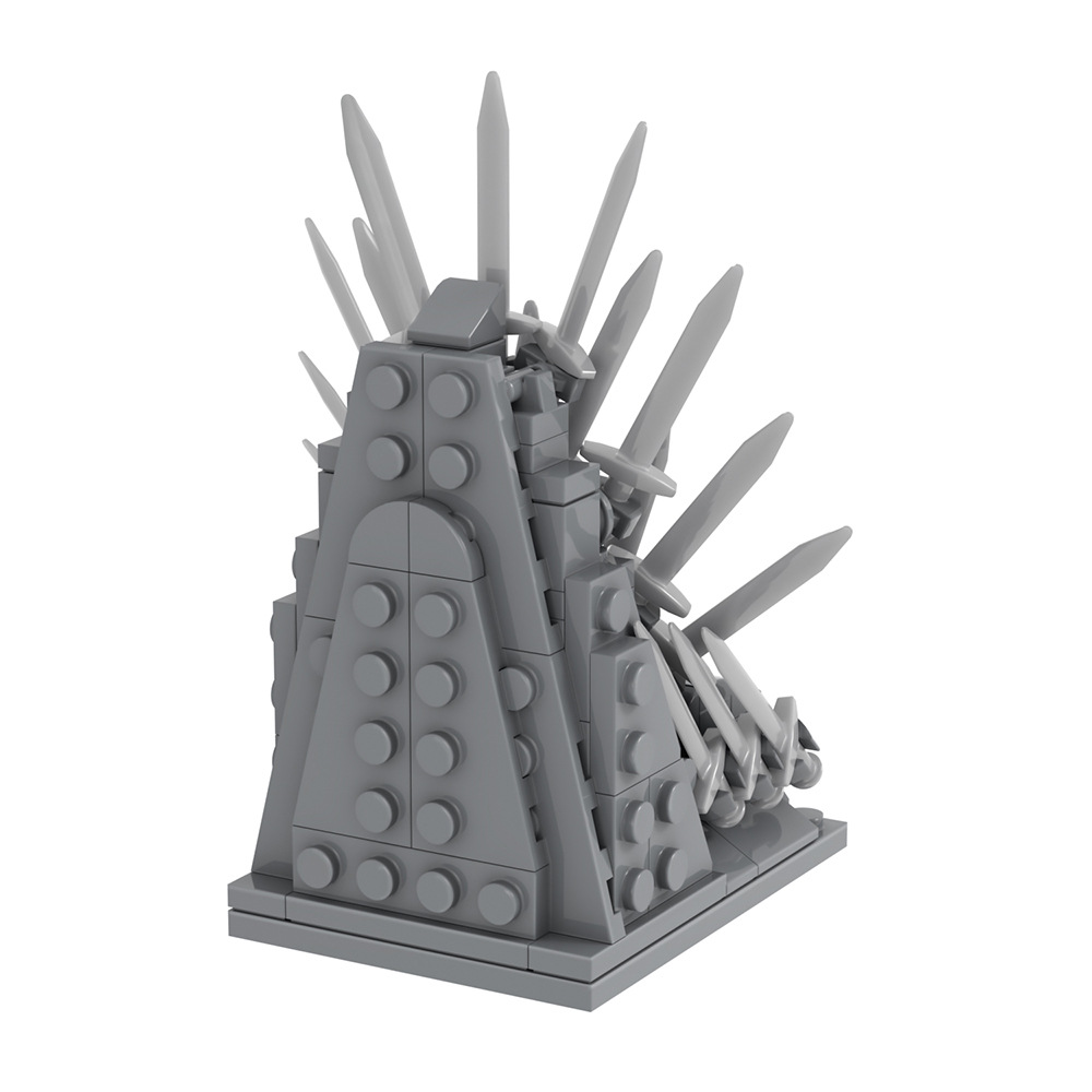 MOC besi takhta kursi pedang n - Model Kit Iron Sickle ulasan dan harga