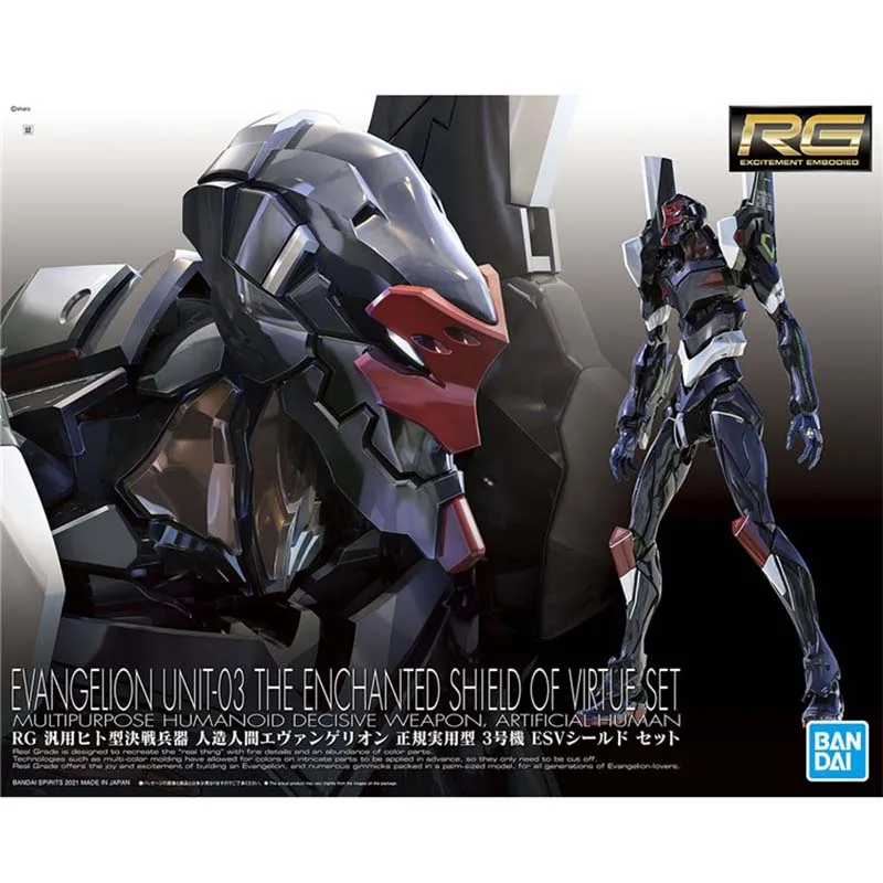 Bandai Evangelion Model Kit RG - Model Kit Eva 02 ulasan dan harga