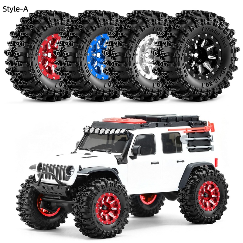 Set Ban dan Roda Logam 0,7 inc - Model Kit Jeep ulasan dan harga