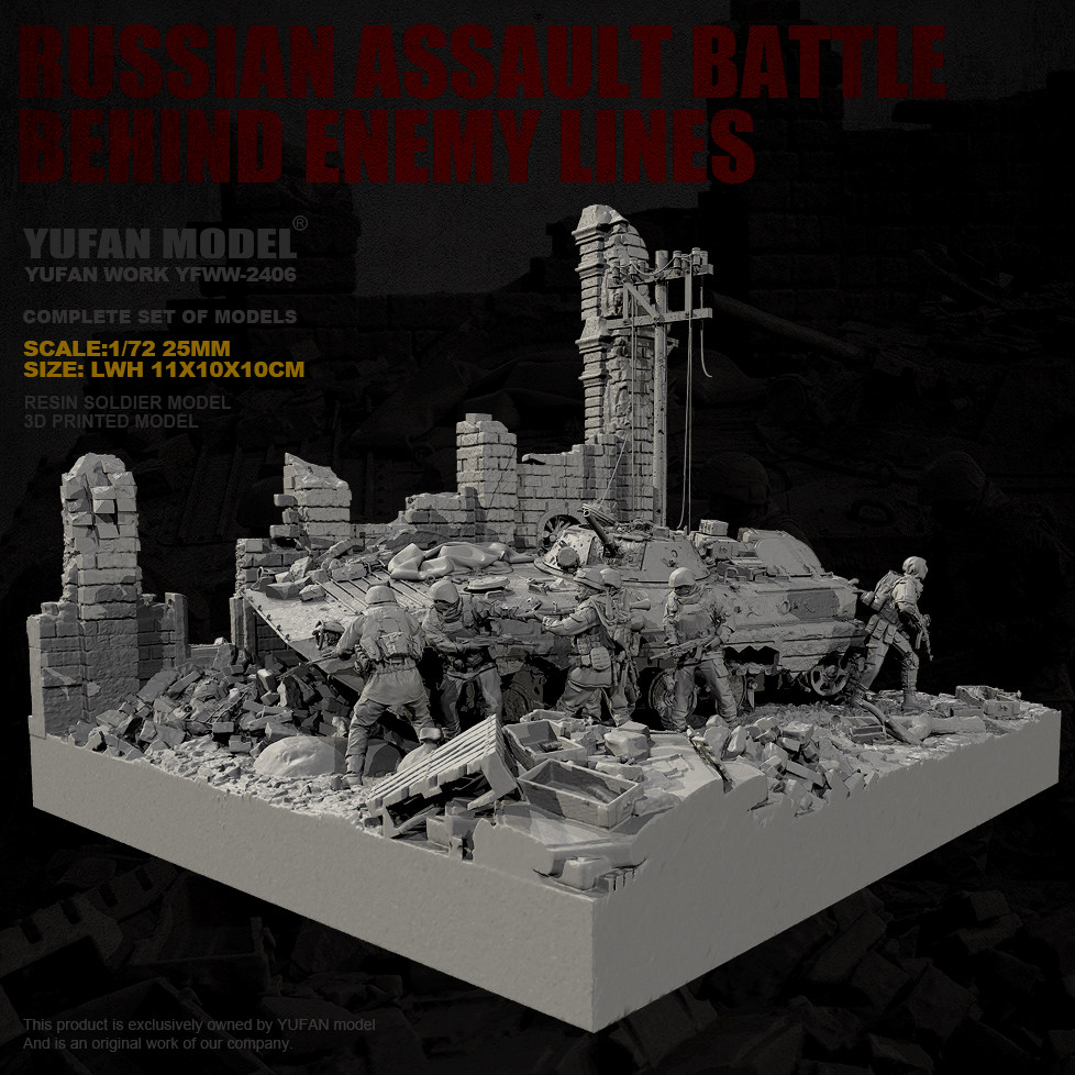 YUFAN MODEL 1/72 Kit model ten - Model Kit Destroyer ulasan dan harga