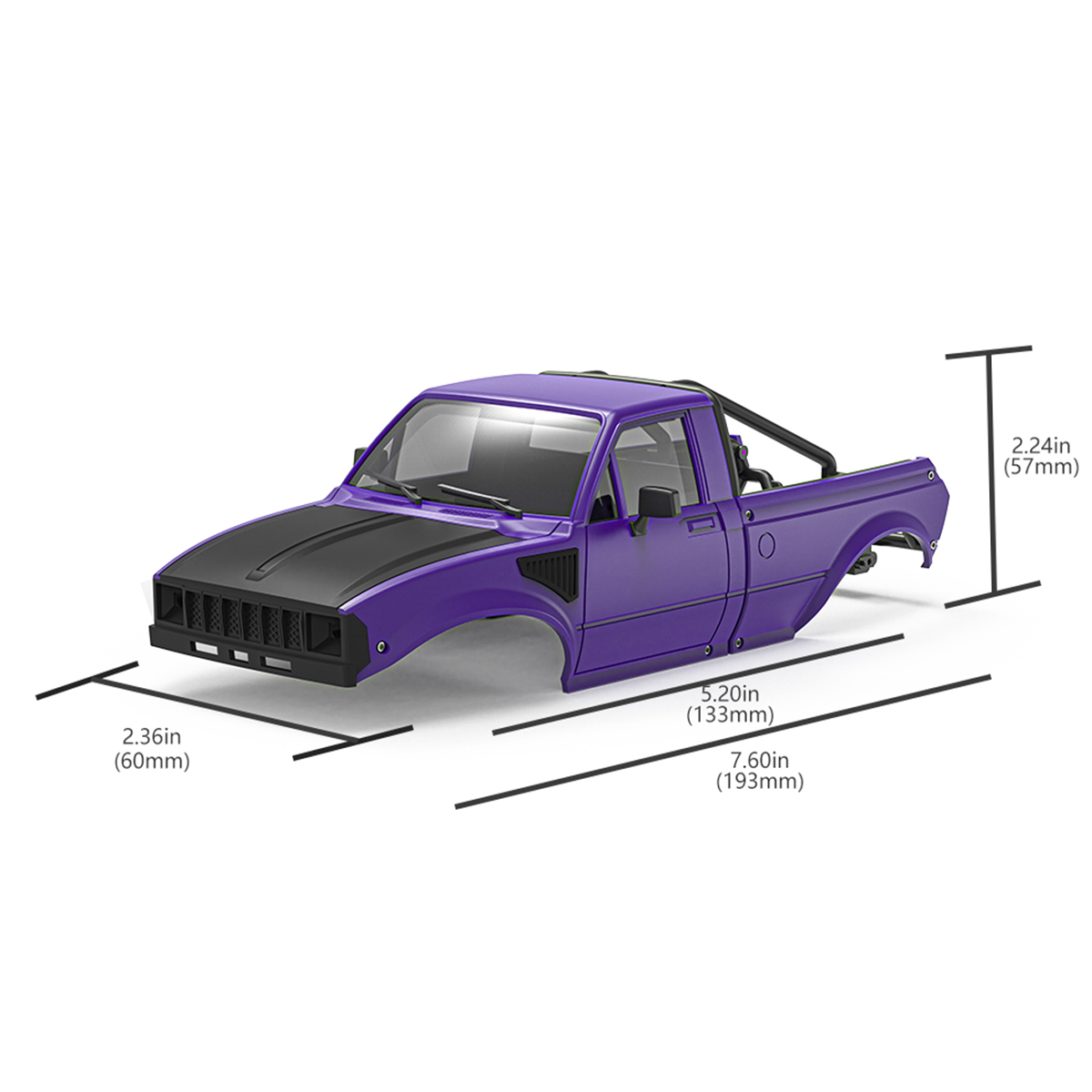 IR60-24 Bodi Keras Pickup deng - Model Kit Jeep ulasan dan harga