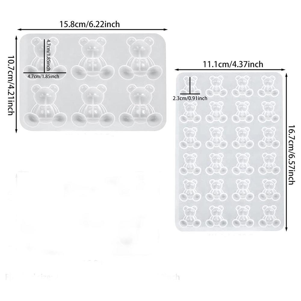 Cetakan Silikon Resin Beruang  - Model Kit Varnish ulasan dan harga