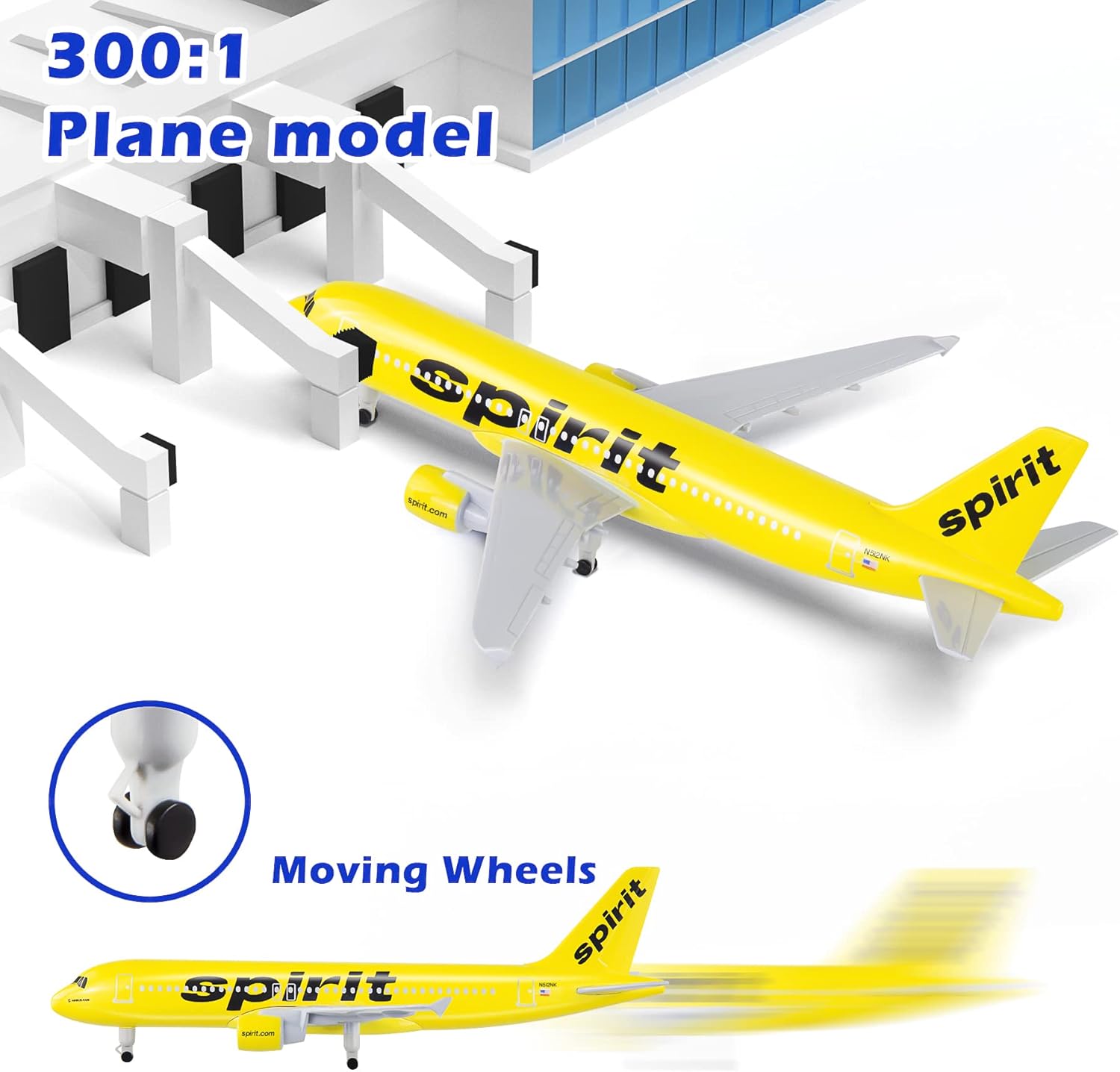 Model Pesawat Spirit A320 20cm - Model Kit Planes ulasan dan harga